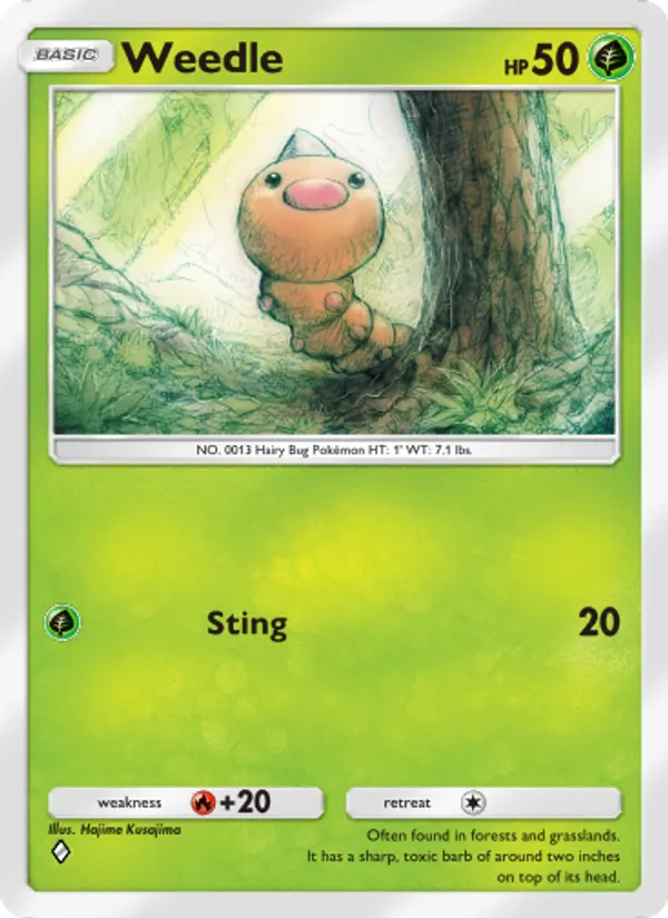 Weedle – Genetic Apex 008