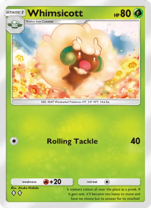 Whimsicott – Genetic Apex 028