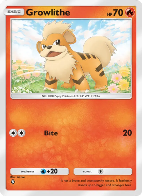 Growlithe – Genetic Apex 039