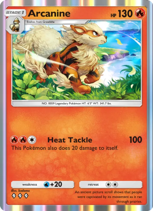 Arcanine – Genetic Apex 040