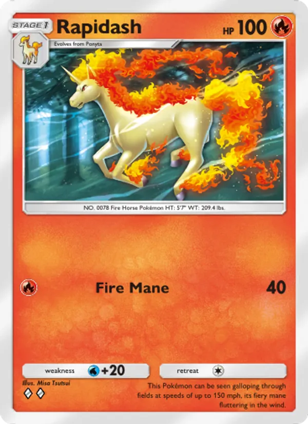 Rapidash – Genetic Apex 043