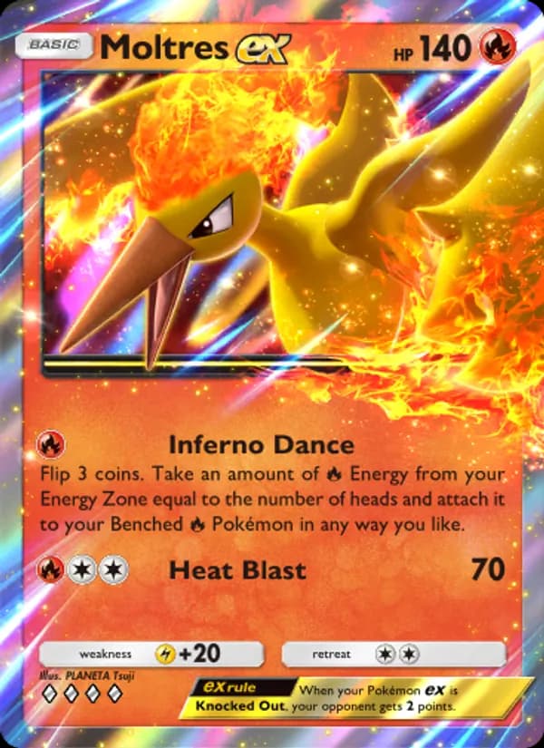 Moltres ex – Genetic Apex 047