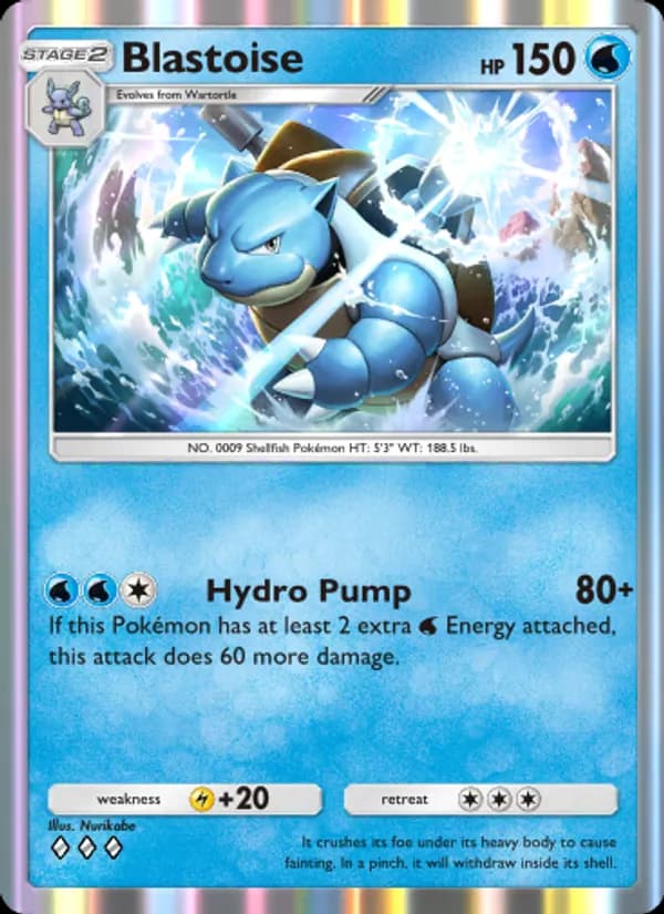 Blastoise – Genetic Apex 055