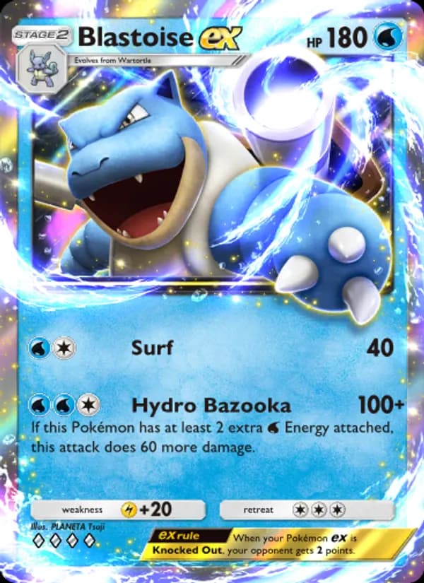Blastoise ex – Genetic Apex 056