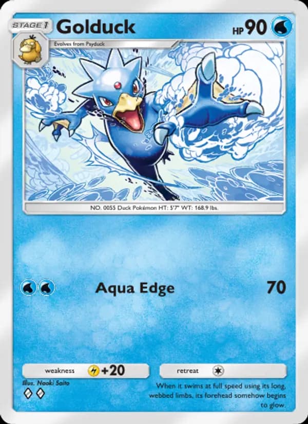 Golduck – Genetic Apex 058