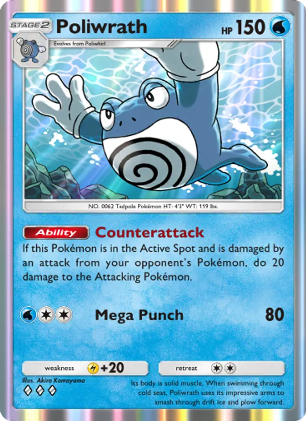 Poliwrath – Genetic Apex 061