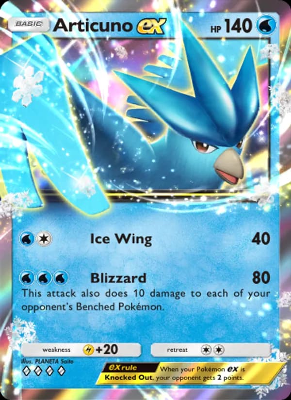 Articuno ex – Genetic Apex 084