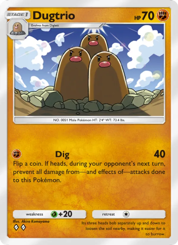 Dugtrio – Genetic Apex 140