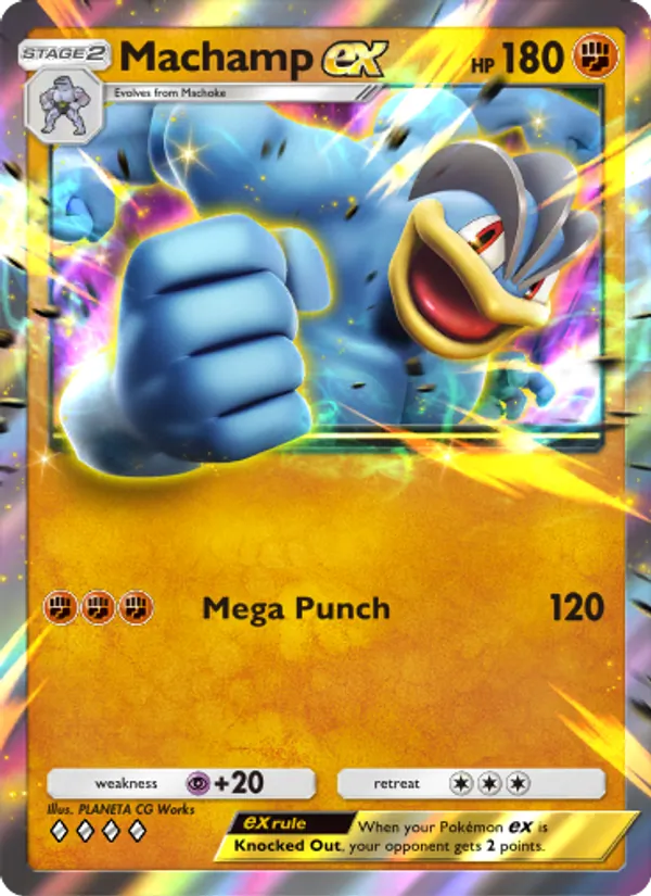 Machamp ex – Genetic Apex 146