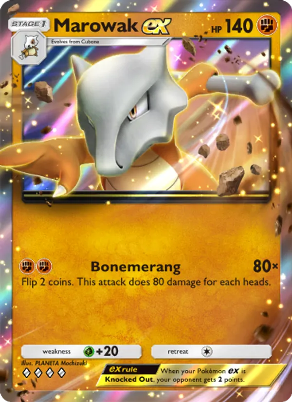 Marowak ex – Genetic Apex 153