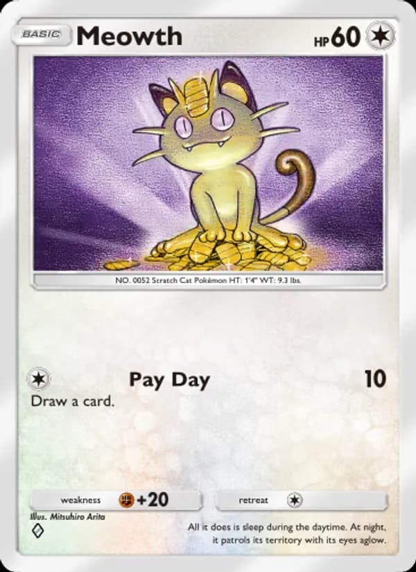 Meowth – Genetic Apex 196