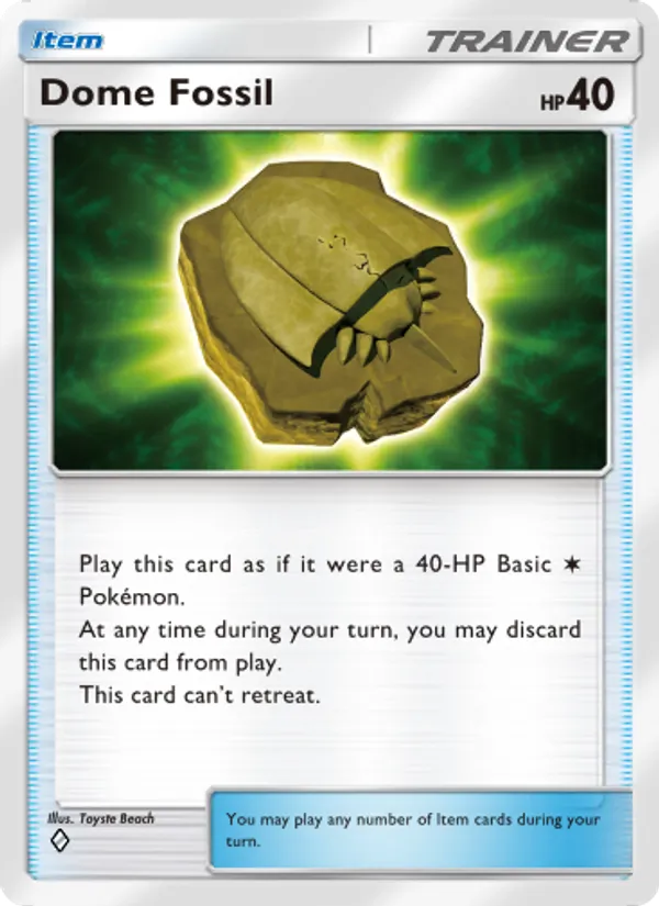Dome Fossil – Genetic Apex 217