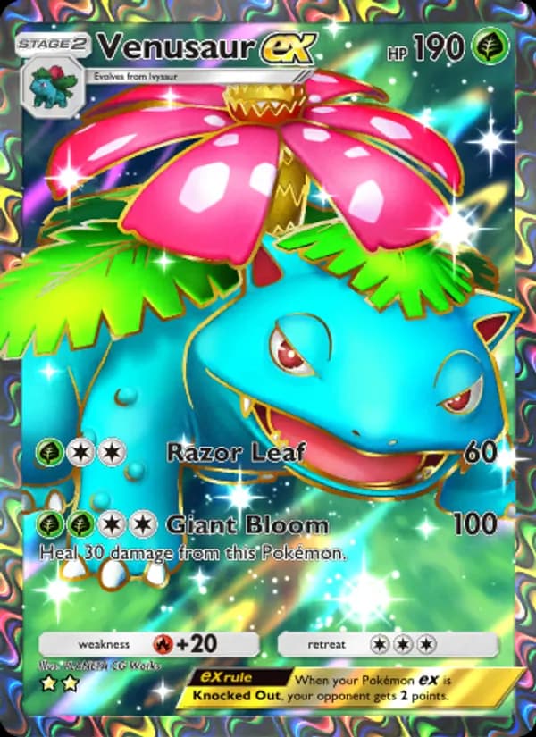 Venusaur ex – Genetic Apex 251
