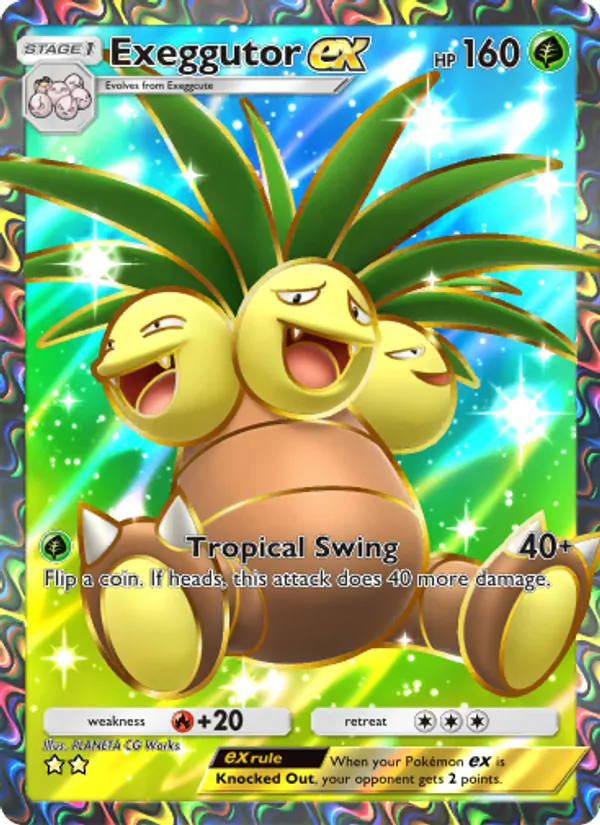 Exeggutor ex – Genetic Apex 252