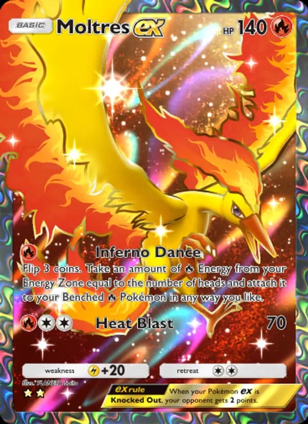 Moltres ex – Genetic Apex 255