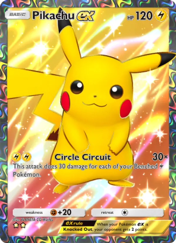 Pikachu ex – Genetic Apex 259