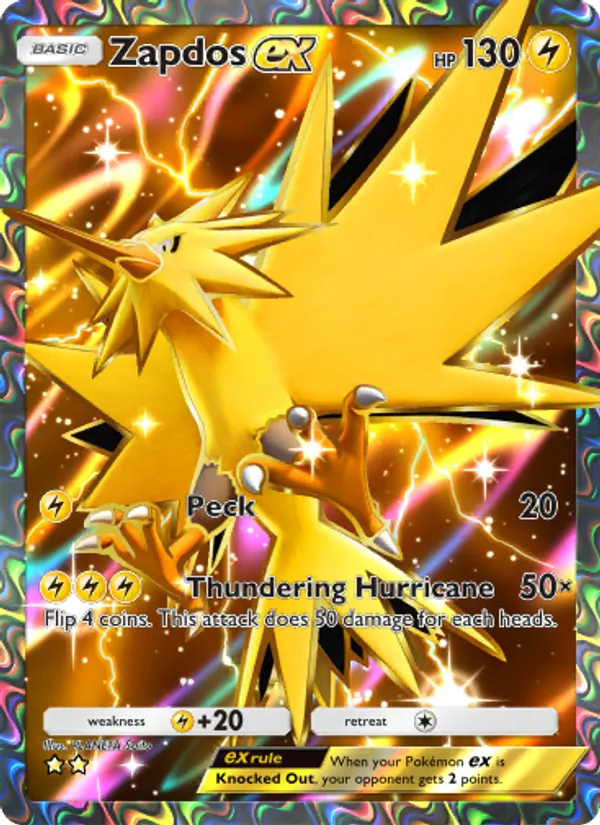 Zapdos ex – Genetic Apex 260