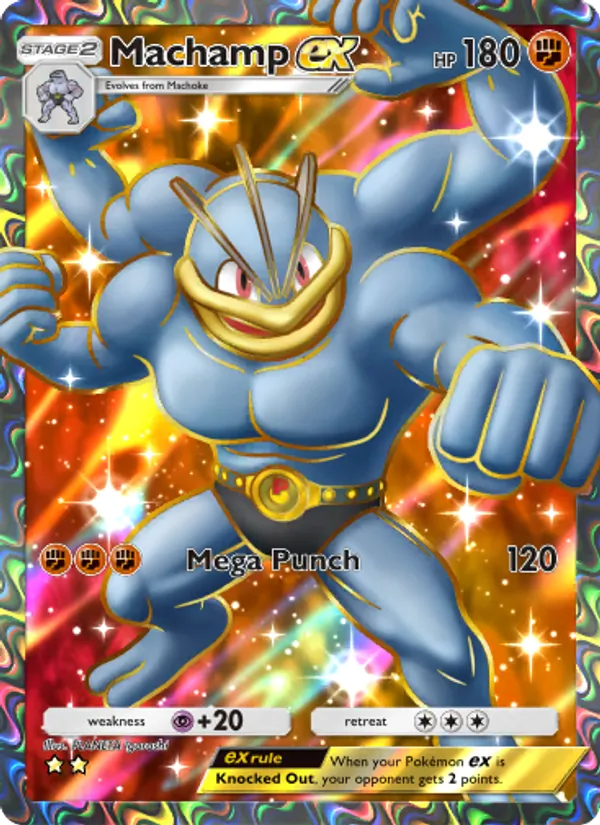 Machamp ex – Genetic Apex 263