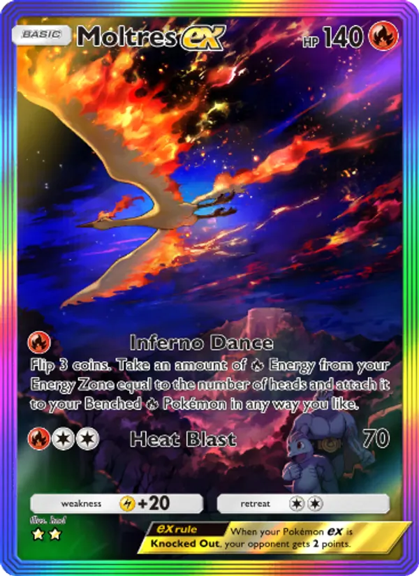 Moltres ex – Genetic Apex 274