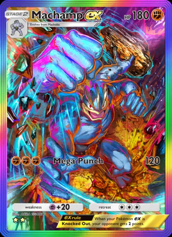 Machamp ex – Genetic Apex 278