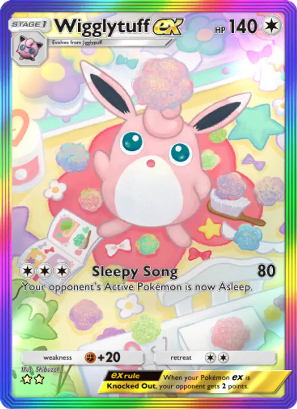 Wigglytuff ex – Genetic Apex 279