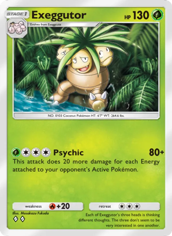 Exeggutor – Mythical Island 002