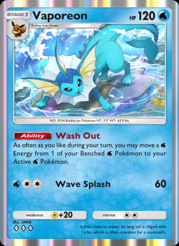 Vaporeon – Mythical Island 019
