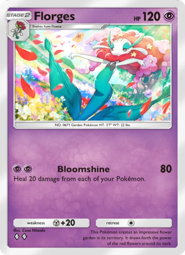 Florges – Mythical Island 038