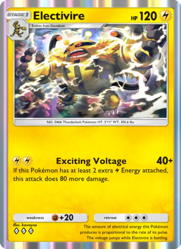 Electivire – Space-Time Smackdown 057