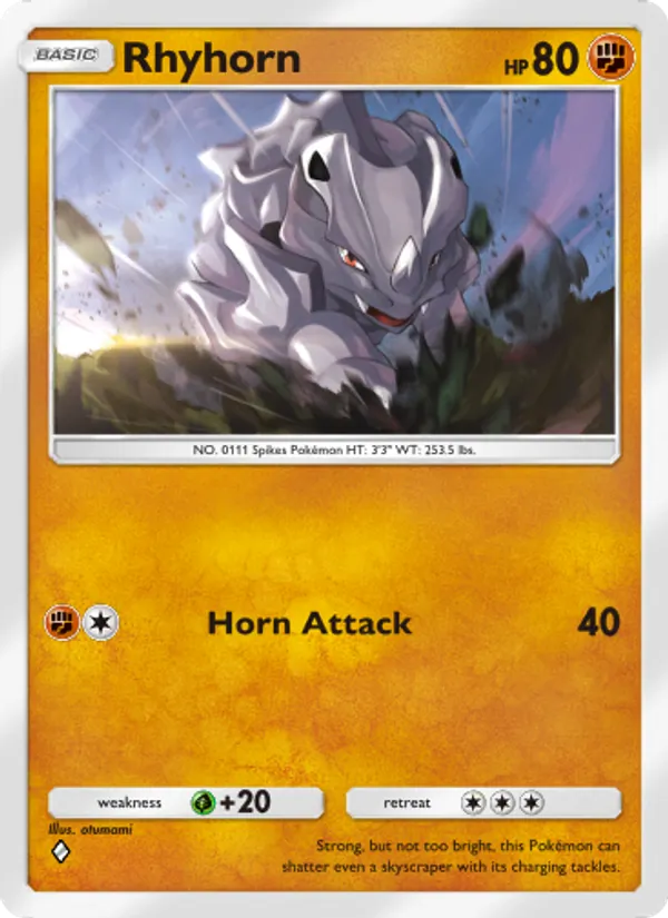 Rhyhorn – Space-Time Smackdown 080