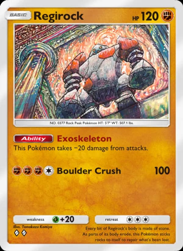 Regirock – Space-Time Smackdown 087