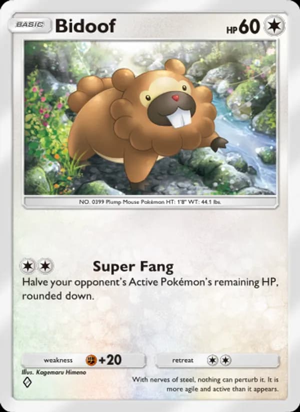 Bidoof – Space-Time Smackdown 135