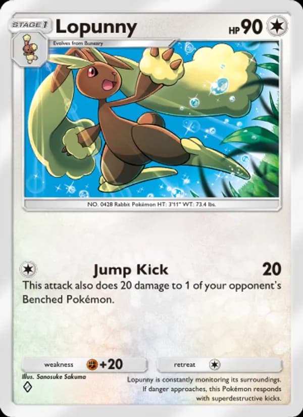 Lopunny – Space-Time Smackdown 138
