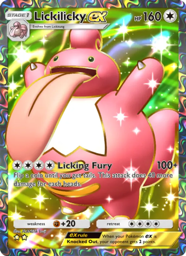 Lickilicky ex – Space-Time Smackdown 189