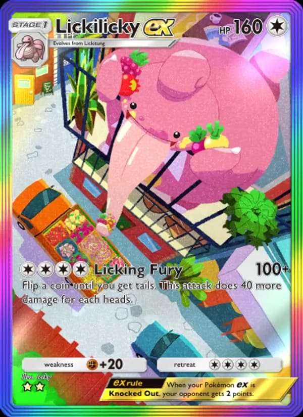 Lickilicky ex – Space-Time Smackdown 203