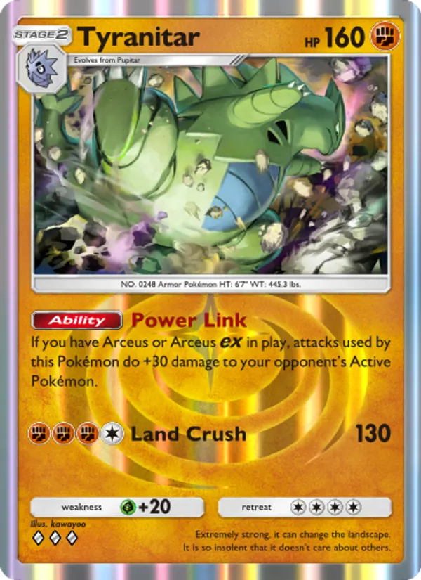 Tyranitar – Triumphant Light 041