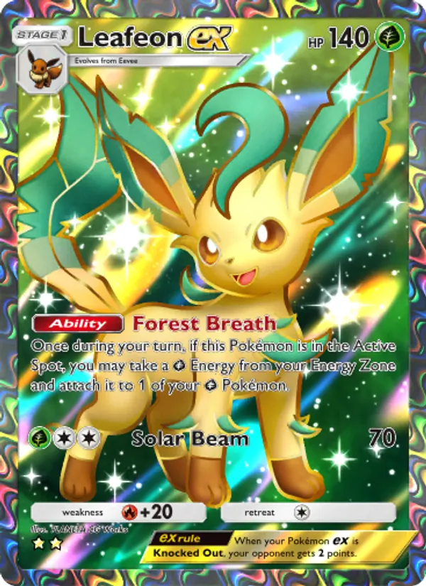 Leafeon ex – Triumphant Light 082