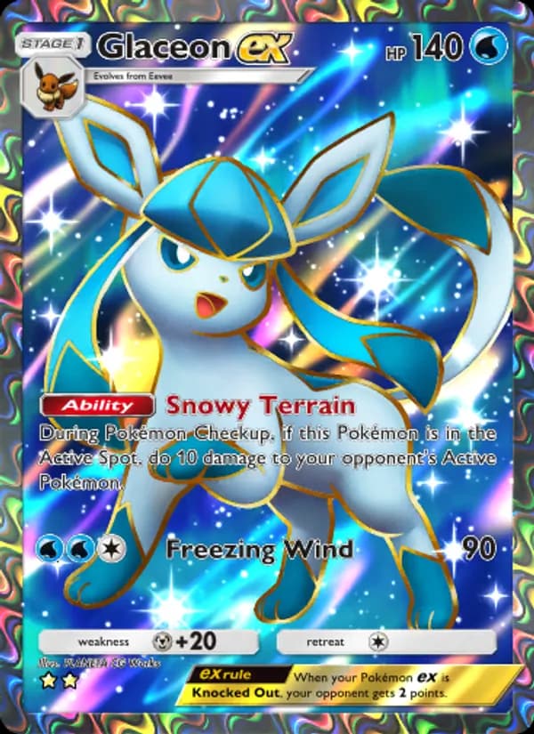 Glaceon ex – Triumphant Light 083