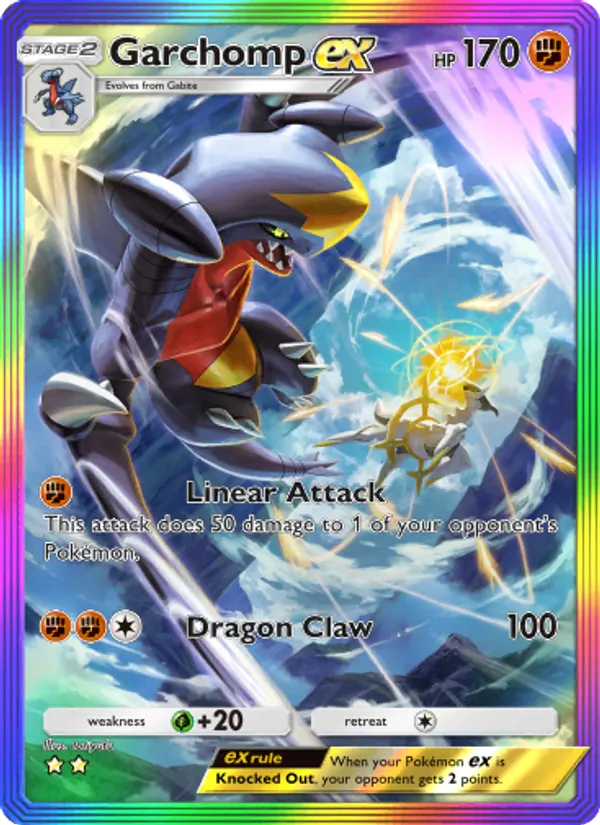 Garchomp ex – Triumphant Light 093