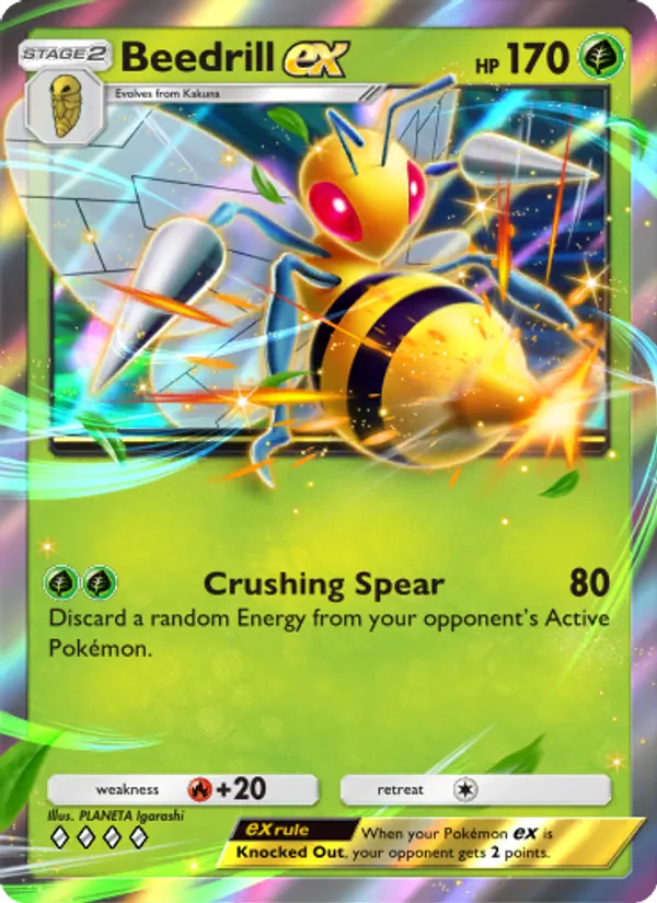 Beedrill ex – Shining Revelry 003