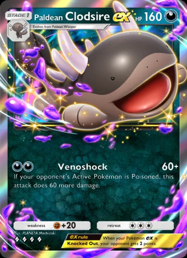 Paldean Clodsire ex – Shining Revelry 048