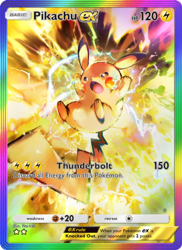 Pikachu ex – Shining Revelry 092