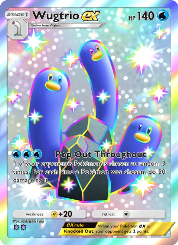 Wugtrio ex – Shining Revelry 109