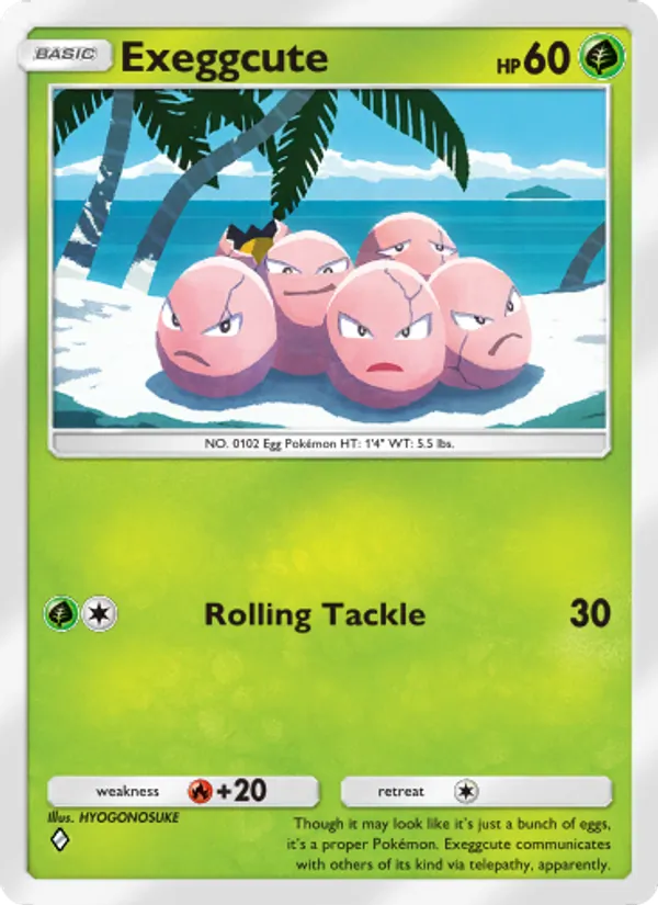 Exeggcute – Celestial Guardians 001