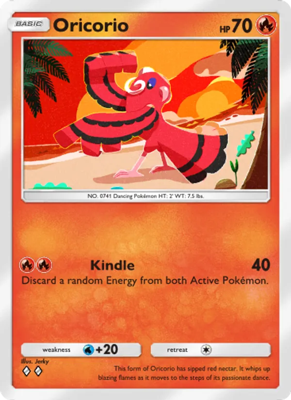 Oricorio – Celestial Guardians 034