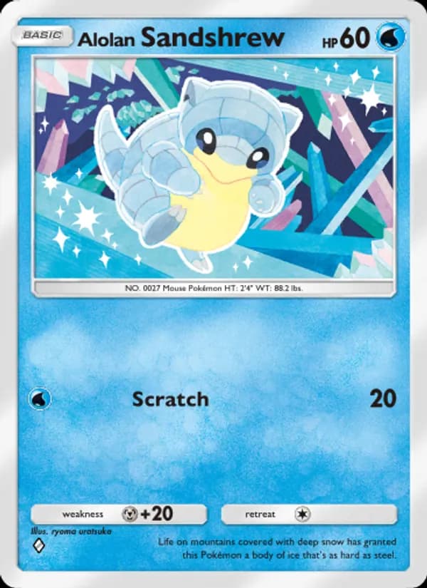 Alolan Sandshrew – Celestial Guardians 038