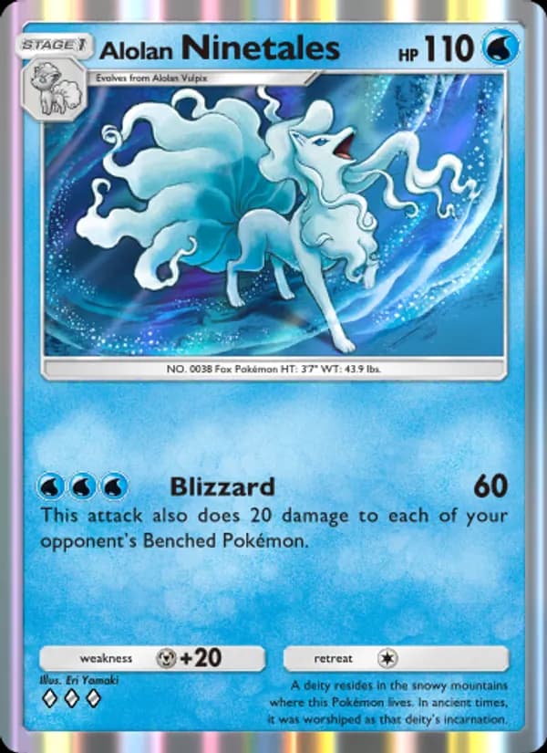 Alolan Ninetales – Celestial Guardians 041