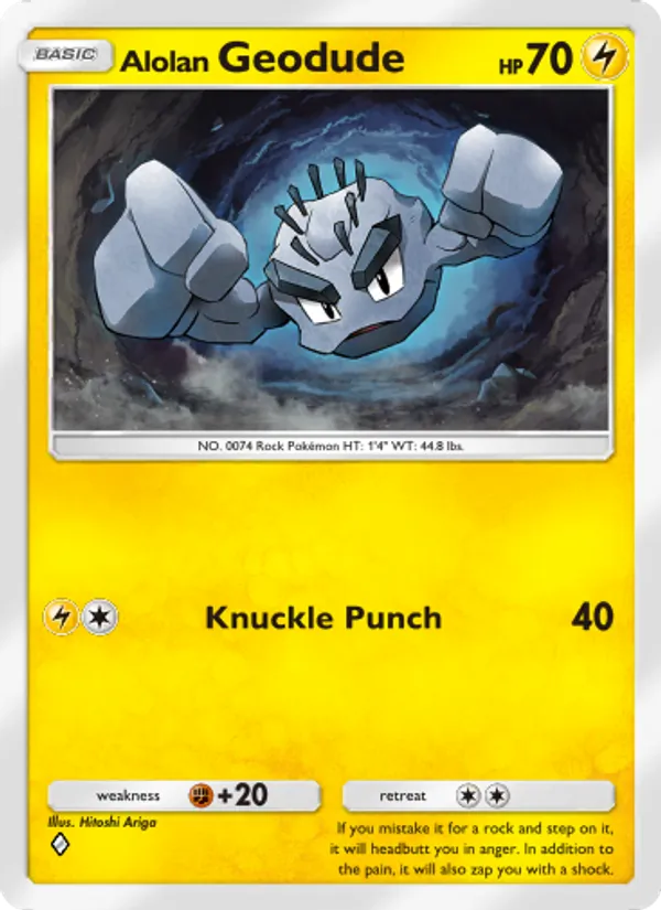Alolan Geodude – Celestial Guardians 059