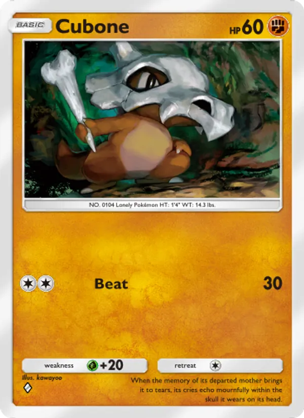 Cubone – Celestial Guardians 089