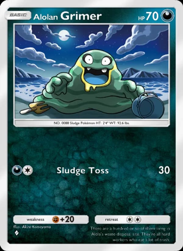 Alolan Grimer – Celestial Guardians 110